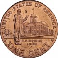 США 1 цент 2009 год - Профессиональная жизнь Линкольна (D)