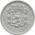 Люксембург 25 сантимов 1960 год (Монетное отношение аверс/реверс (180°))