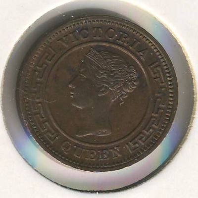 Цейлон 1/4 цента 1898 год