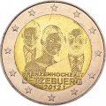 Люксембург 2 евро 2012 год - Свадьба наследного Великого герцога Люксембурга