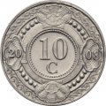 Антильские острова 10 центов 2008 год