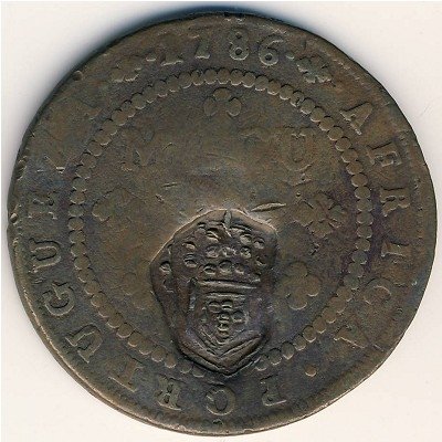 Ангола 1 макута 1837 год