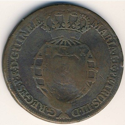 Ангола 1 макута 1837 год