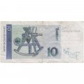 ФРГ 10 марок 1993 год - Карл Фридрих Гаусс. Секстант - VF