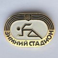 Значок. Зимний стадион. Бег