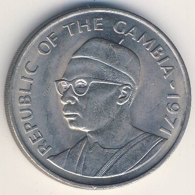 Гамбия 1 даласи 1971 год