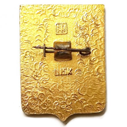 Значок Сураж. Брянская область. Герб. Серия &quot;Квадраты&quot;