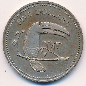 Белиз 5 долларов 1978 год