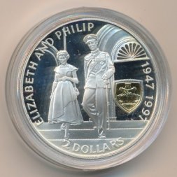 Бермудские острова 2 доллара 1997 год