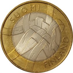 Финляндия 5 евро 2011 год - Карелия