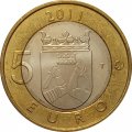 Финляндия 5 евро 2011 год - Карелия