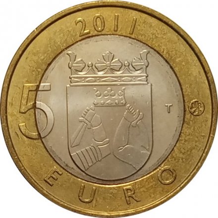Финляндия 5 евро 2011 год - Карелия
