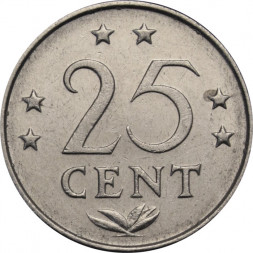 Антильские острова 25 центов 1978 год 
