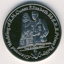 Виргинские острова 1 доллар 2007 год