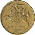 Литва 20 центов 2007 год