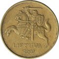Литва 20 центов 2007 год