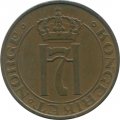Норвегия 2 эре 1939 год - Король Хокон VII