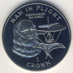 Остров Мэн 1 крона 1995 год