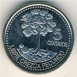Гватемала 5 сентаво 2006 год
