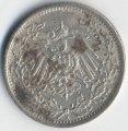 Германия 1/2 марки 1913 год (А)
