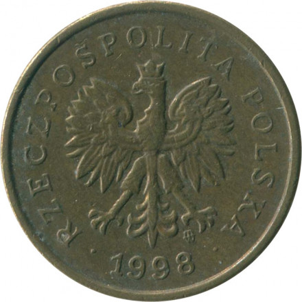 Польша 2 гроша 1998 год 