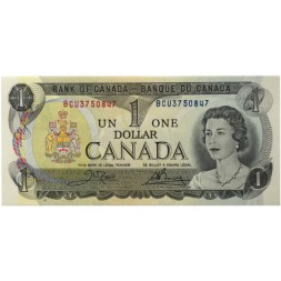 Канада 1 доллар 1973 год - Портрет королевы Елизаветы II. Здания парламента - UNC