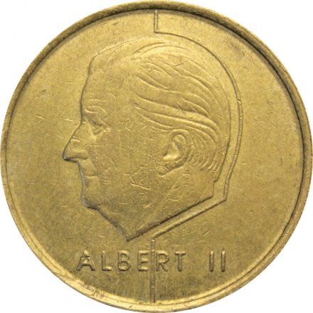 Бельгия 5 франков 1998 год BELGIQUE