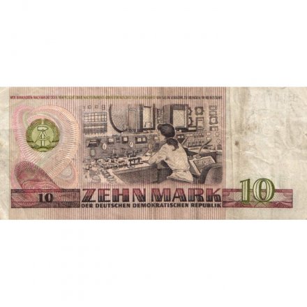 ГДР 10 марок 1971 год - Клара Цеткин - F