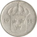 Швеция 10 эре 1911 год