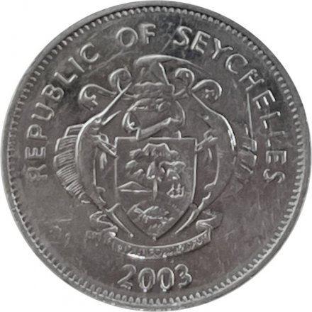 Сейшелы 25 центов 2003 год