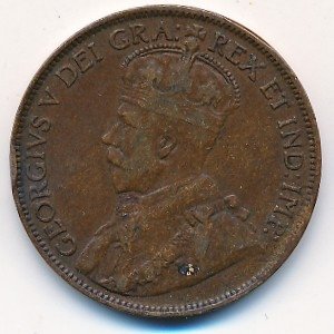 Канада 1 цент 1913 год