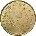 Люксембург 20 евроцентов 2008 год