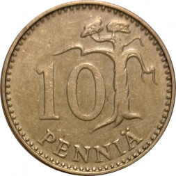 Финляндия 10 пенни 1979 год
