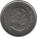 Канада 5 центов 2003 год (новый профиль Елизаветы II, отметка МД &quot;P&quot;)