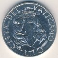 Ватикан 10 лир 1989 год