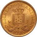 Антильские острова 1 цент 1976 год