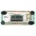 Никарагуа 10000 кордоба - надпечатка на 10 кордоба выпуска 1985 года - UNC