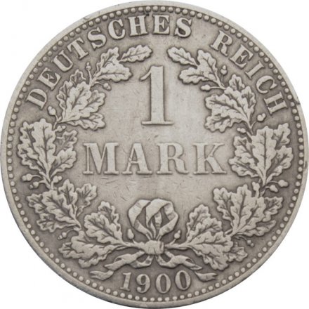 Германия 1 марка 1900 год (AA) 