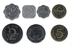 Набор из 7 монет Шри-Ланка 1978 - 2013 год