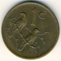 ЮАР 1 цент 1977 год