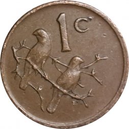 ЮАР 1 цент 1977 год