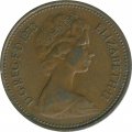 Великобритания 1 новый пенни 1973 год - Герса