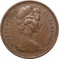 Великобритания 1 новый пенни 1973 год - Герса