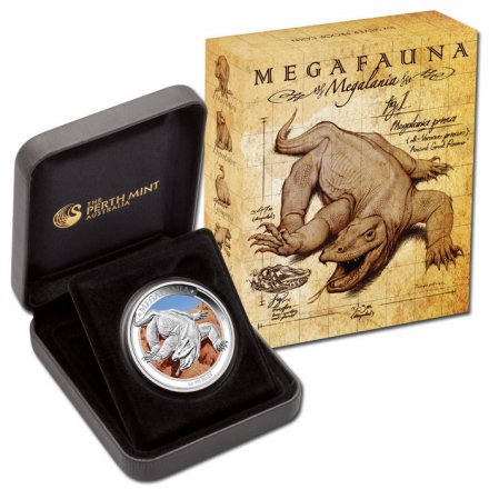 Австралия 1 доллар 2014 год - Мегафауна. Мегалания