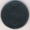 Великобритания 1 фартинг 1799 год