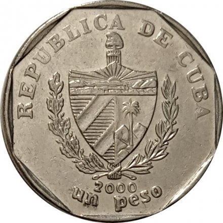 Куба 1 песо 2000 год