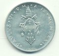 Ватикан 10 лир 1971 год - Папа Павел VI