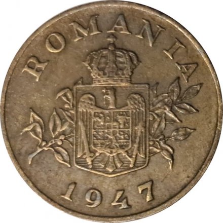 Румыния 1 лей 1947 год