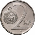 Чехия 2 кроны 2018 год