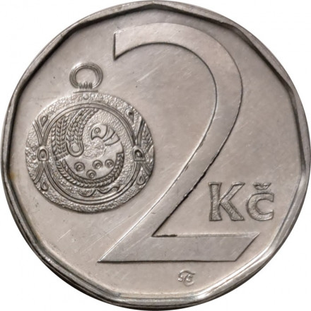 Чехия 2 кроны 2018 год